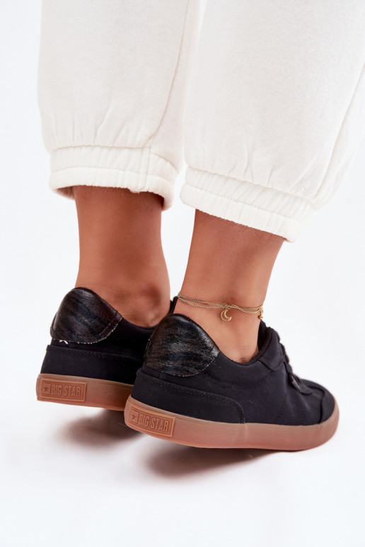 Sneakers Stilvollllschuhe Feminin  Big Star TT274356 schZuarze Farbe