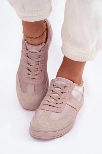 Damen Sneakers im sportlichen Stil Big Star TT274157 in Rosafarbe