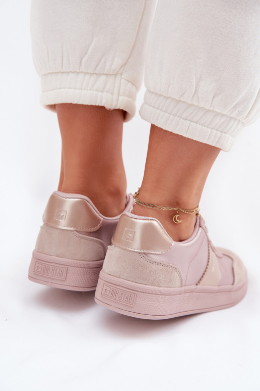 Sneakers Stilvollllschuhe Feminin Big Star TT274157 pinke Farbe