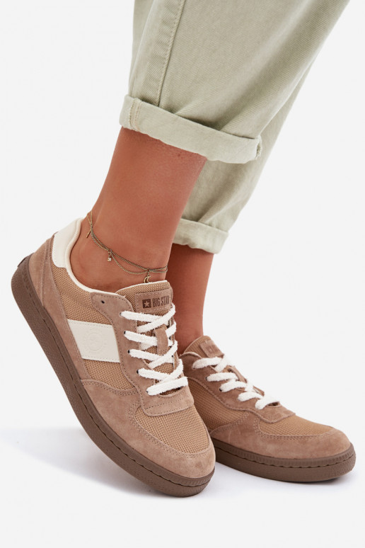 Sneakers Stilvollllschuhe Feminin Big Star TT274177 elfenbeinfarbe