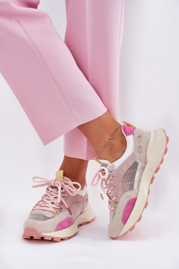 Wildleder Sport Sneakers Damen Vinceza 66725 in verschiedenen Farben 2