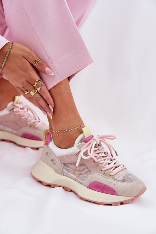 aus INildleder Turnschuhe Sneakers Stilvollllschuhe Feminin Vinceza 66725 Verschiedene Farben