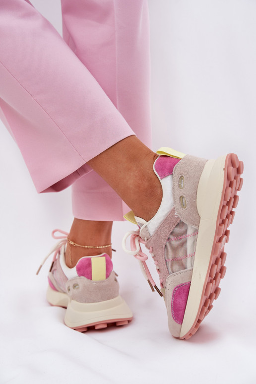 aus INildleder Turnschuhe Sneakers Stilvollllschuhe Feminin Vinceza 66725 Verschiedene Farben