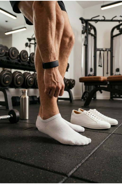 Herrensocken Stopki ULTRA CIENKIE Zueiße Farbe