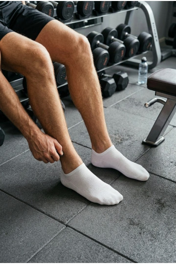 Herrenstrümpfe Stopki ULTRA DÜNN weiß 2