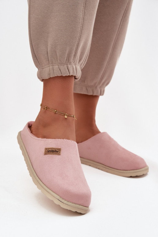 Hausschuhe Feminin Schuhe hausgemacht Inblu CS000045 pinke Farbe
