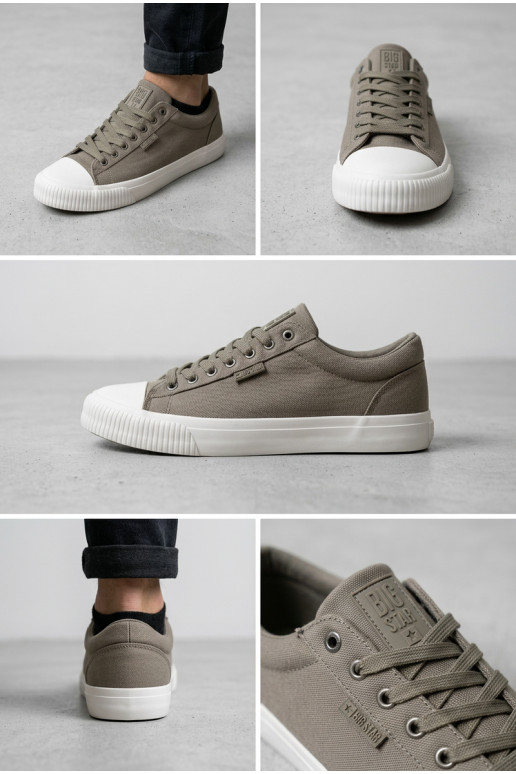 Niedrig Freizeitschuhe für Herren Big Star TT174113 graue Farbe