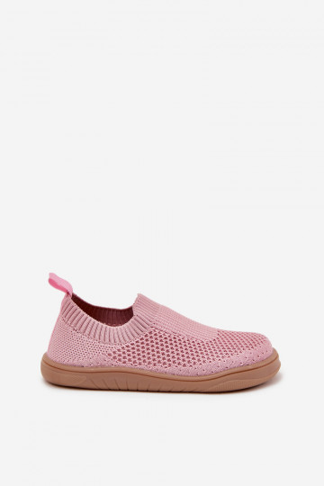 Kinderpantoletten Barefoot Milami in Rosa Tai tuririselle 2