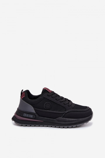 Turnschuhe für Männer Big Star TT174317 Hi-Poly System schZuarze Farbe 2