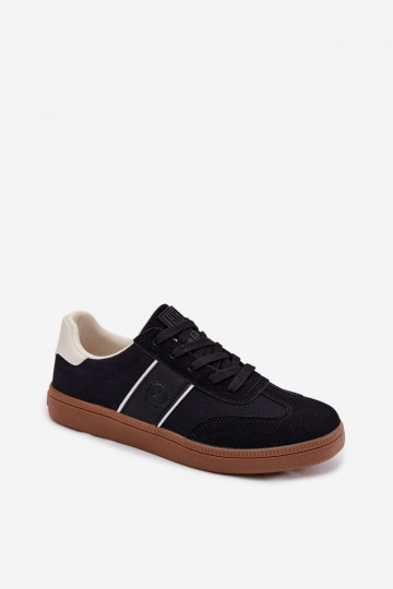 Sneakers Stilvollllschuhe für Männer Big Star TT174129 schZuarze Farbe