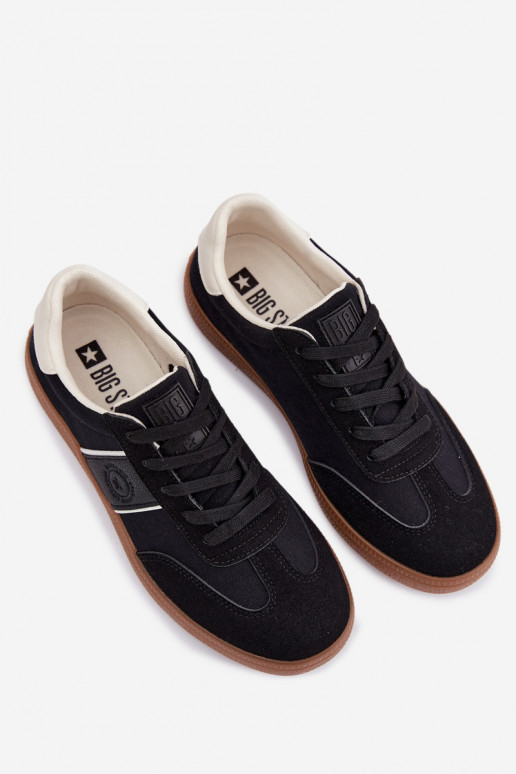 Sneakers Stilvollllschuhe für Männer Big Star TT174129 schZuarze Farbe