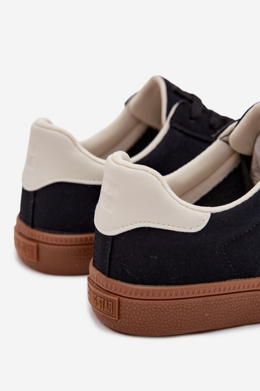 Sneakers Stilvollllschuhe für Männer Big Star TT174129 schZuarze Farbe