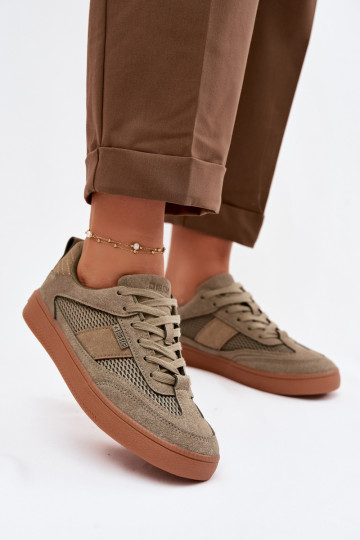 Sneakers Stilvollllschuhe Feminin Big Star TT274761 Khaki-Farbe 2