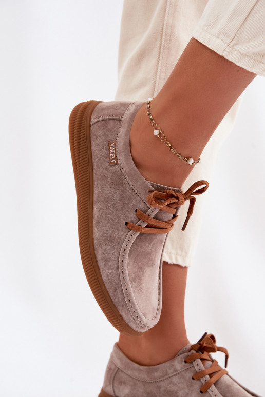 SchuheErmöglichtturalnego aus INildlederu Vinceza 95391 Beige