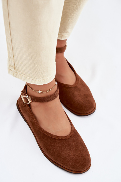 BallerinasErmöglichtturalnego aus INildlederu Big Star TT274211 braune Farbe