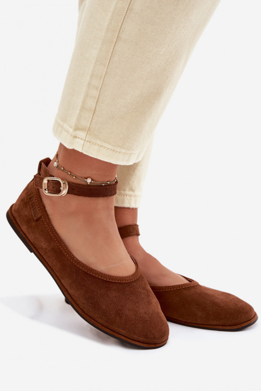 BallerinasErmöglichtturalnego aus INildlederu Big Star TT274211 braune Farbe