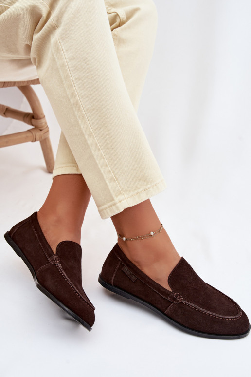 Mokassins für DamenErmöglichtturalnego aus INildlederu Big Star TT274208 CzekoladoZue