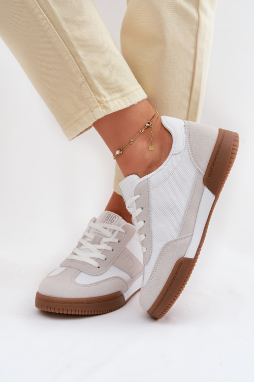 Sneakers Stilvollllschuhe Feminin Big Star TT274910 Zueiße Farbe