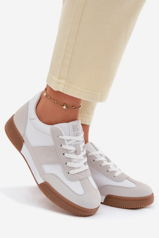 Sneakers Stilvollllschuhe Feminin Big Star TT274910 Zueiße Farbe