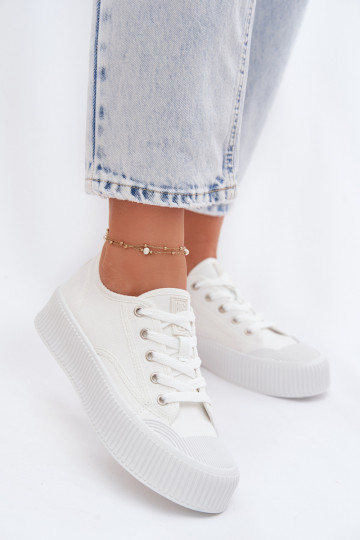 Freizeitschuhe mit einer Plattform Big Star TT274269 Zueiße Farbe 2