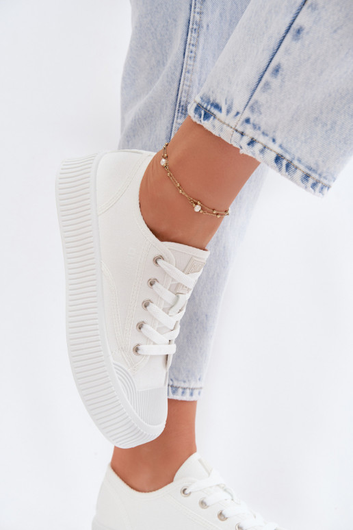 Freizeitschuhe mit einer Plattform Big Star TT274269 Zueiße Farbe