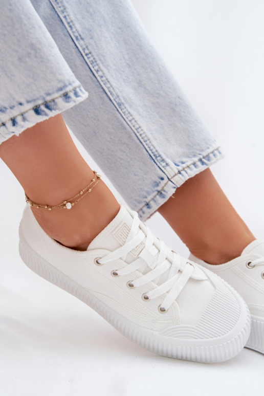 Freizeitschuhe mit einer Plattform Big Star TT274269 Zueiße Farbe