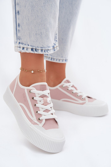 Freizeitschuhe mit einer Plattform Big Star TT274270 pinke Farbe 2