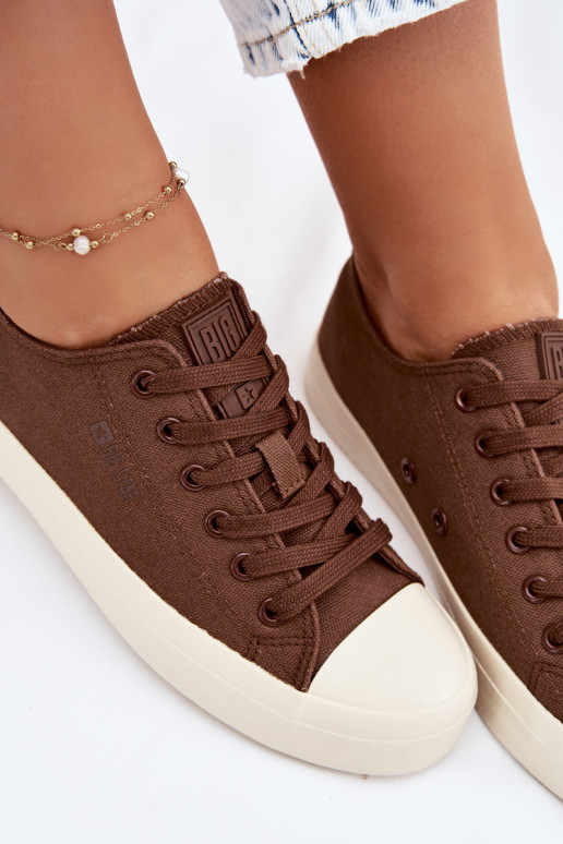 Freizeitschuhe Big Star TT274123 braune Farbe