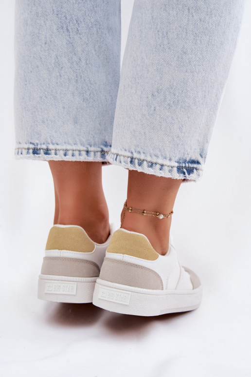 Sneakers Stilvollllschuhe Damentief Big Star TT274767 Zueiße Farbe