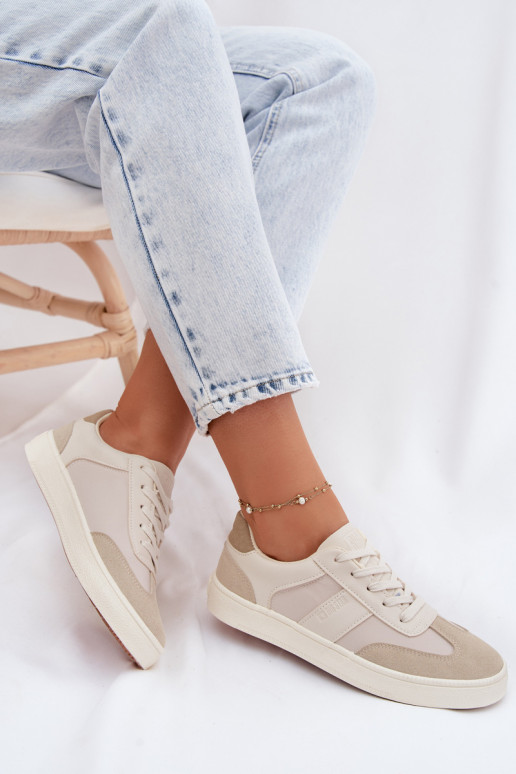 Sneakers Stilvollllschuhe Damentief Big Star TT274768 Beige