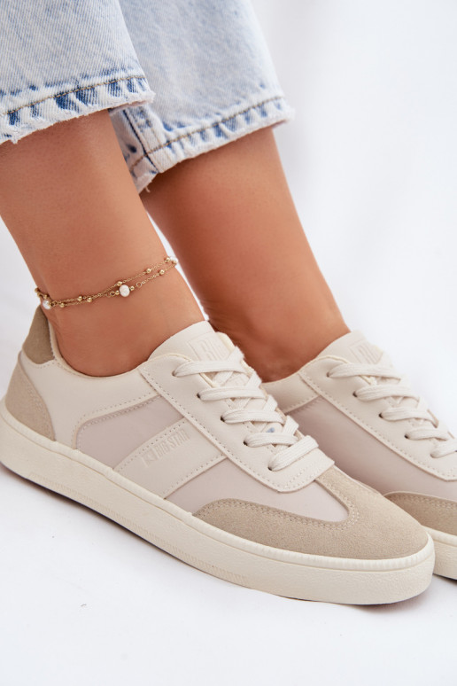 Sneakers Stilvollllschuhe Damentief Big Star TT274768 Beige