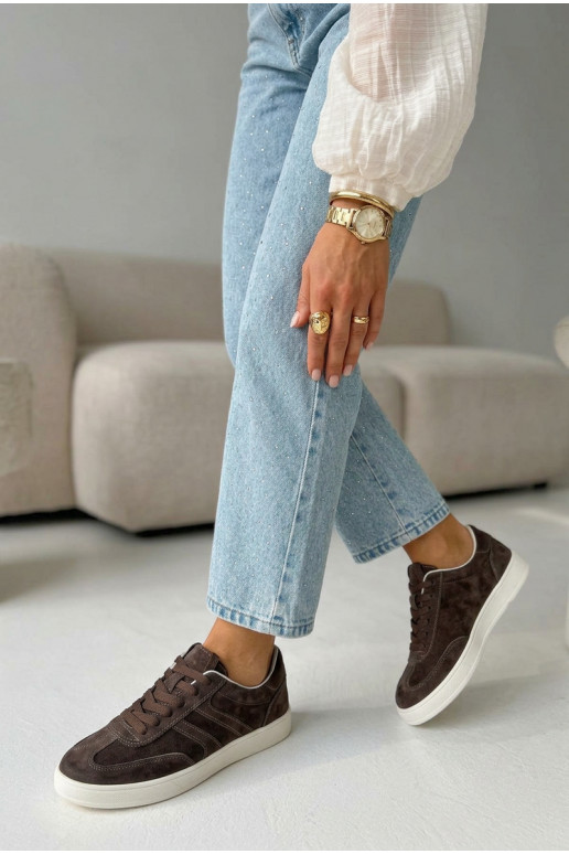 Sneakers Stilvollllschuhe aus INildleder Vinceza 95400 CzekoladoZue