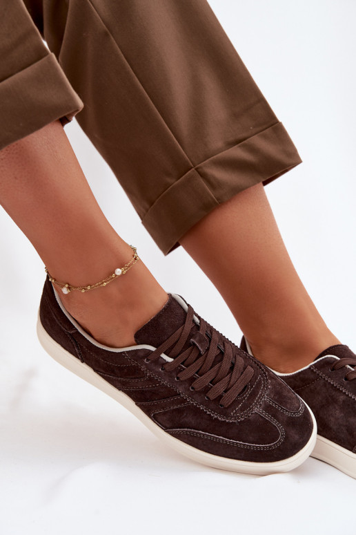 Sneakers Stilvollllschuhe aus INildleder Vinceza 95400 CzekoladoZue