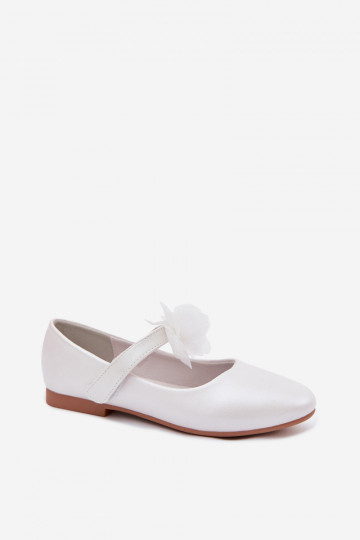Ballerinas Kindisch mit Ornamenten Zu Ermöglichtch Vinceza 13277 Zueiße Farbe Perlmutt