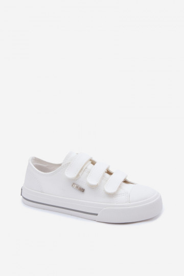 Kinder-Freizeitschuhe mit Klettverschluss Big Star TT374169 weiß