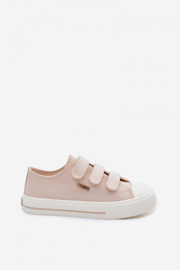 lässige Schuhe Kindisch mit Klebeverschlüssen Big Star TT374174 Beige 2