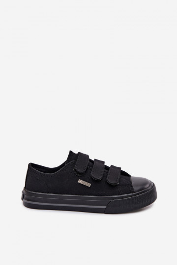 lässige Schuhe Kindisch mit Klebeverschlüssen Big Star TT374172 schZuarze Farbe 2