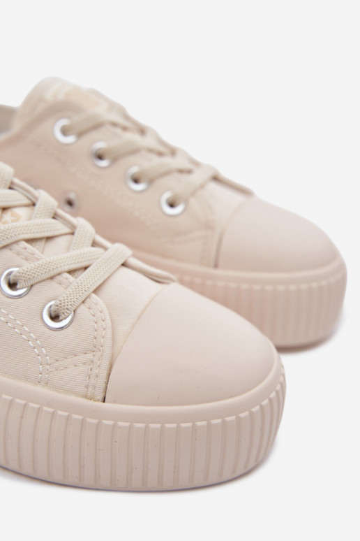 lässige Schuhe Kindisch Big Star TT374106 elfenbeinfarbe