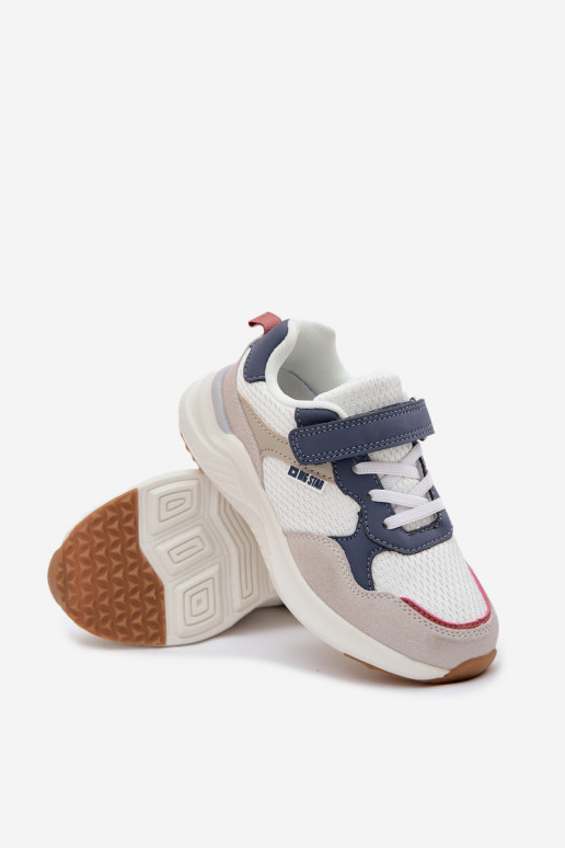 Turnschuhe Sneakers Stilvollllschuhe Kindisch Big Star TT374029 Zueiße Farbe