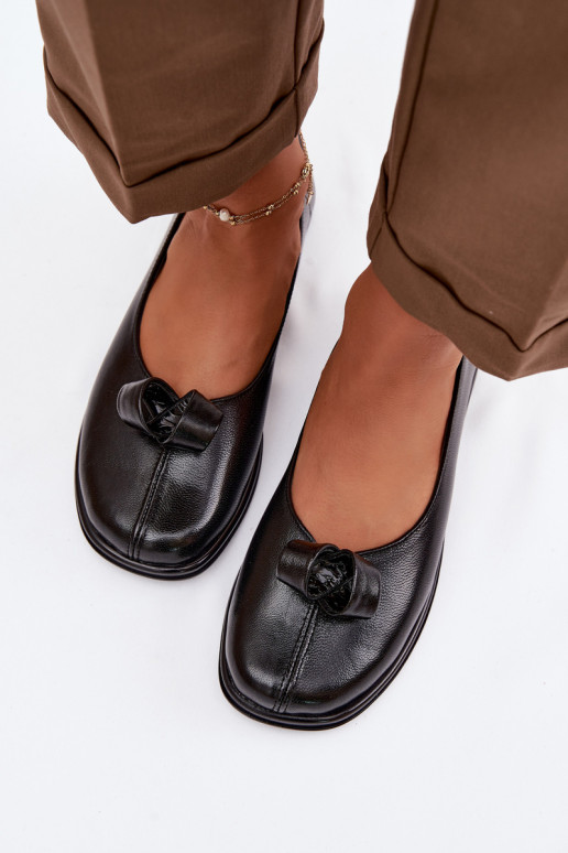 Haut Schuhe Feminin Zazoo 379 schZuarze Farbe