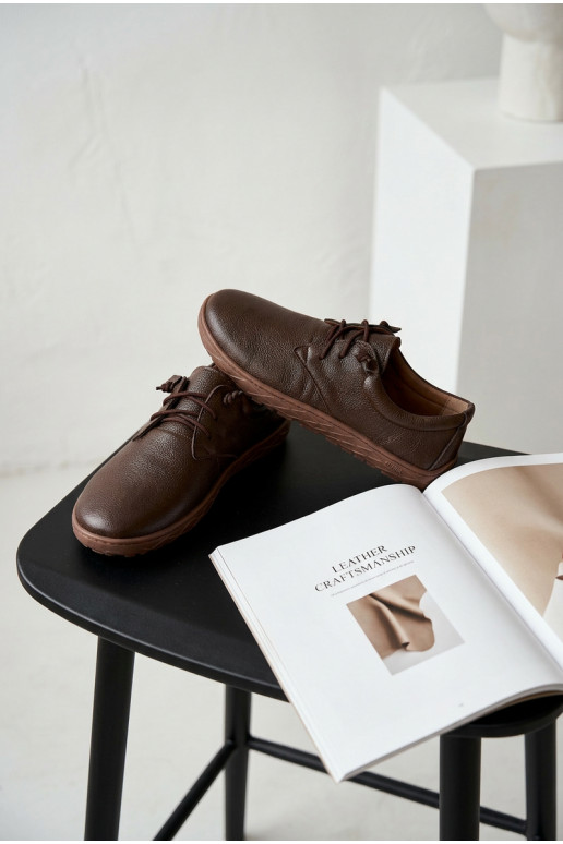 Haut Schuhe Barefoot Feminin Zazoo 10189 CzekoladoZue