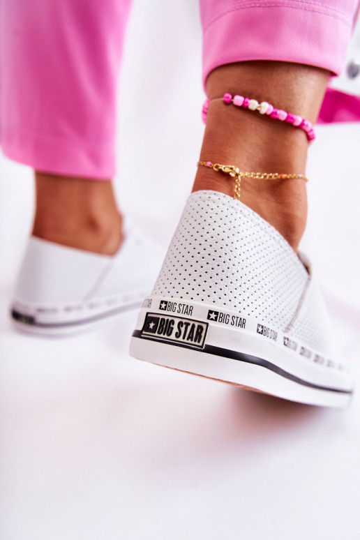 Feminin mit durchbrochenen Elementen lässige Schuhe Big Star Zueiße Farbe FF274024