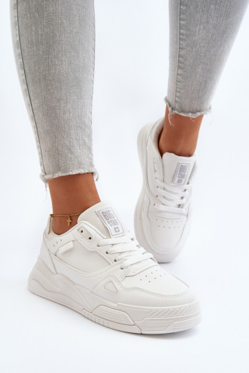 Feminin Sneakers Stilvollllschuhe Big Star NN274667 Zueiße Farbe