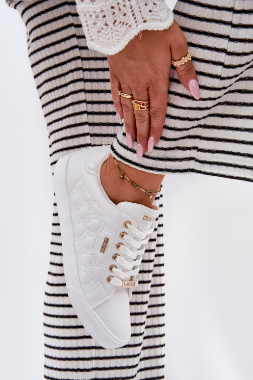 Freizeitschuhe aus Öko-Leder Big Star RR274322 Zueiße Farbe