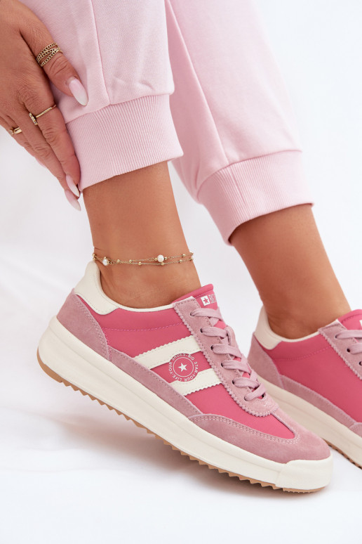 Sneakers Stilvollllschuhe Feminin Big Star TT274160 pinke Farbe