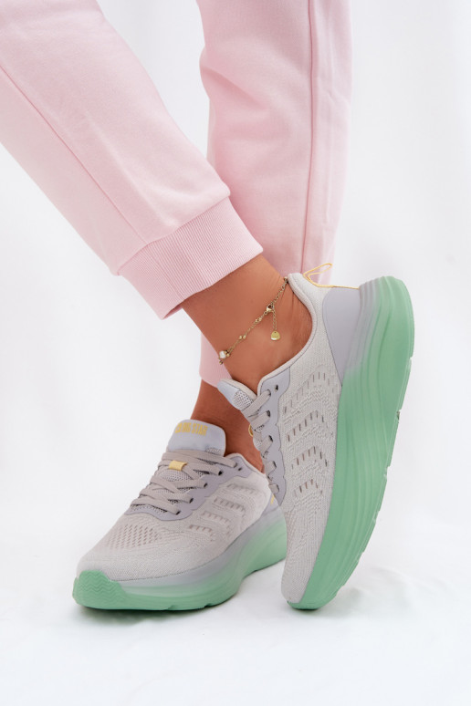 Turnschuhe Feminin Big Star TT274048 graue Farbe