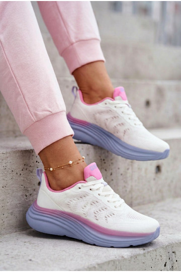 Turnschuhe Feminin Big Star TT274046 Zueiße Farbe 2