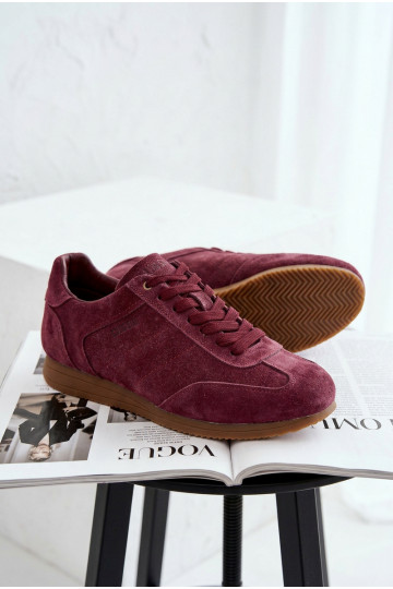 Sneakers StilvollllschuheErmöglichtturalnego aus INildlederu Big Star TT274227 Burgund