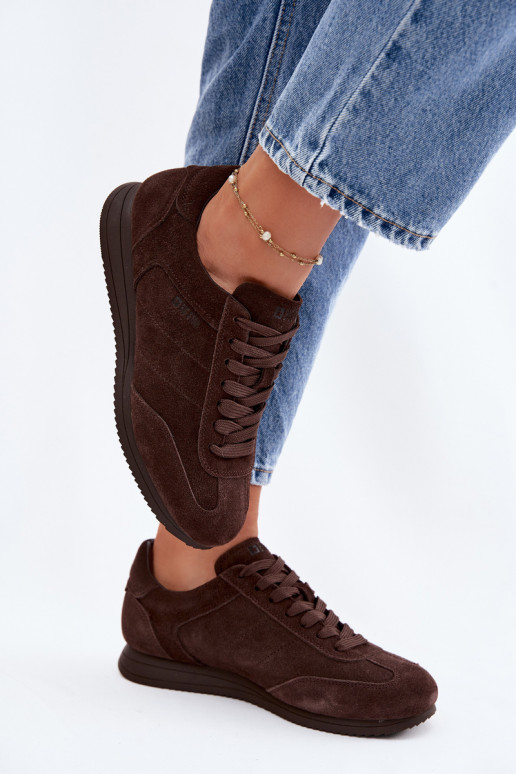 Sneakers StilvollllschuheErmöglichtturalnego aus INildlederu Big Star TT274226 CzekoladoZue