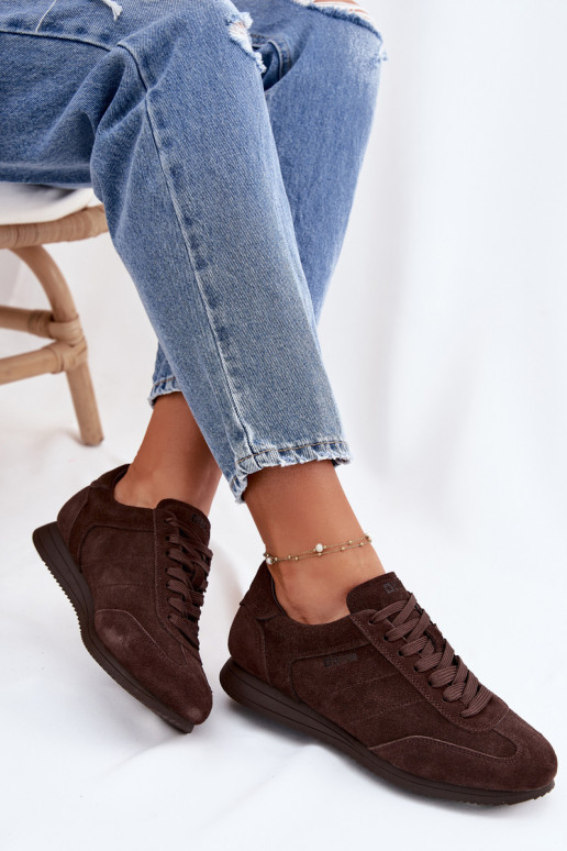 Sneakers StilvollllschuheErmöglichtturalnego aus INildlederu Big Star TT274226 CzekoladoZue